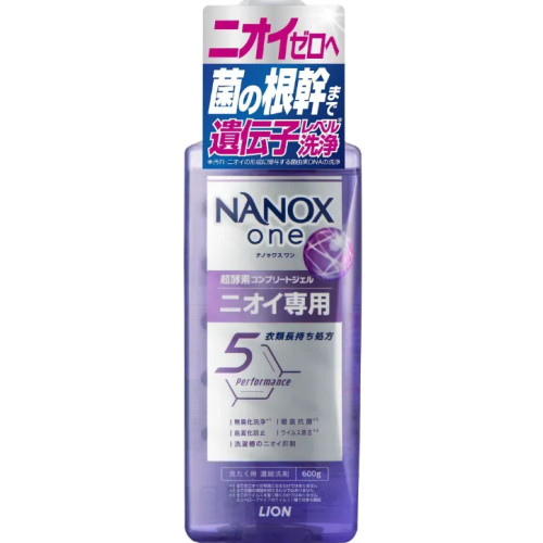 Жидкое средство для стирки NANOX ONE Lion для устранения запахов, 600 г